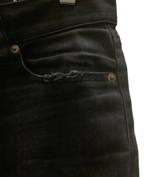 Saint Laurent Paris（サンローランパリ）Saint Laurent Paris (サンローランパリ) デストロイ加工クラッシュスキニーデニムパンツ　Saint Laurent Paris　391659 Y536L ブラック サイズ:Mの古着・服飾アイテム