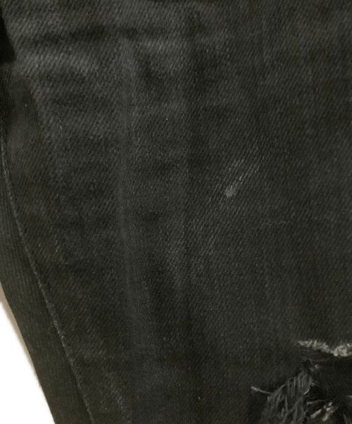 Saint Laurent Paris（サンローランパリ）Saint Laurent Paris (サンローランパリ) デストロイ加工クラッシュスキニーデニムパンツ　Saint Laurent Paris　391659 Y536L ブラック サイズ:Mの古着・服飾アイテム