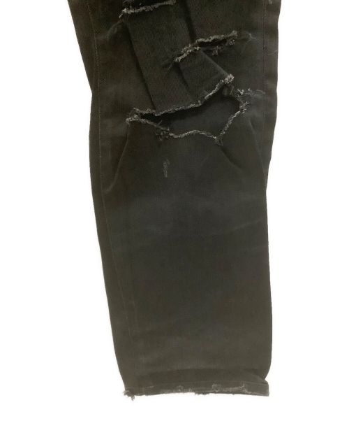 Saint Laurent Paris（サンローランパリ）Saint Laurent Paris (サンローランパリ) デストロイ加工クラッシュスキニーデニムパンツ　Saint Laurent Paris　391659 Y536L ブラック サイズ:Mの古着・服飾アイテム