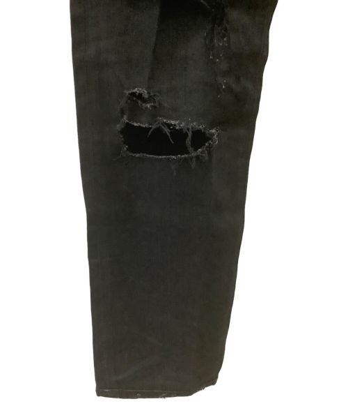 Saint Laurent Paris（サンローランパリ）Saint Laurent Paris (サンローランパリ) デストロイ加工クラッシュスキニーデニムパンツ　Saint Laurent Paris　391659 Y536L ブラック サイズ:Mの古着・服飾アイテム