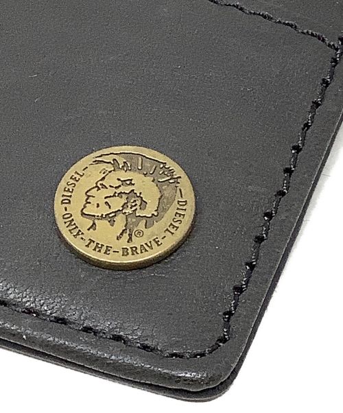 DIESEL（ディーゼル）DIESEL (ディーゼル) カードケース　DIESEL ブラックの古着・服飾アイテム