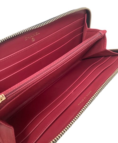 CHANEL（シャネル）CHANEL (シャネル) 長財布　CHANEL（シャネル）　AP1063 B04852 94305　　マトラッセ　ラムスキン ブラックの古着・服飾アイテム