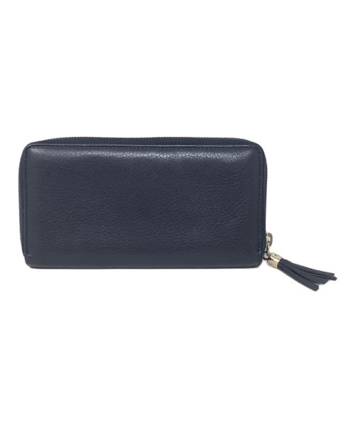 GUCCI（グッチ）GUCCI (グッチ) 長財布　GUCCI（グッチ）　インターロッキング　598187 ネイビーの古着・服飾アイテム