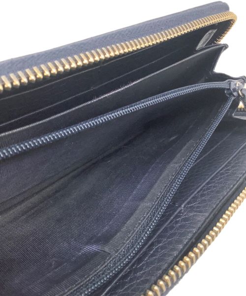 GUCCI（グッチ）GUCCI (グッチ) 長財布　GUCCI（グッチ）　インターロッキング　598187 ネイビーの古着・服飾アイテム