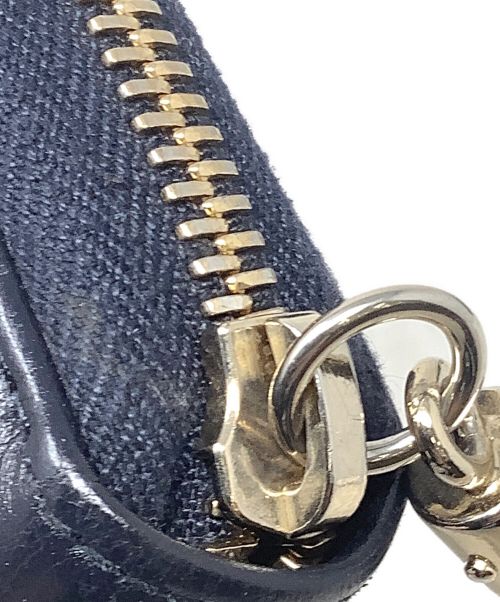 GUCCI（グッチ）GUCCI (グッチ) 長財布　GUCCI（グッチ）　インターロッキング　598187 ネイビーの古着・服飾アイテム