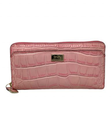 中古・古着通販】COACH (コーチ) 長財布 COACH（コーチ） ピンク