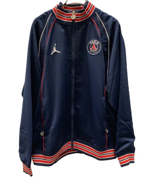 NIKE（ナイキ）NIKE (ナイキ) Paris Saint-Germain (パリ・サン ジェルマン) ジャージセット　NIKE(ナイキ)　PARIS SAINT-GERMAIN ネイビー×レッド サイズ:XLの古着・服飾アイテム