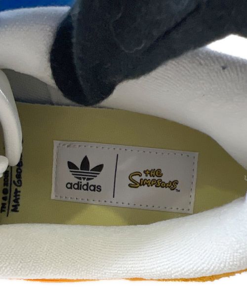adidas（アディダス）adidas The Simpsons スニーカー adidas(アディダス」×the Simpsons（座 シンプソンズ）The Simpsons Rivalry Low  IE7566 ブルー×オレンジ サイズ:SIZE 27cmの古着・服飾アイテム
