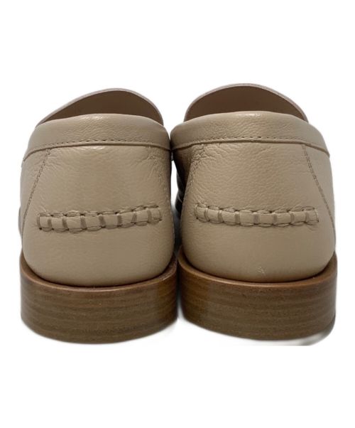 Salvatore Ferragamo（サルヴァトーレ フェラガモ）Salvatore Ferragamo (サルヴァトーレ フェラガモ) モカシンローファー　Salvatore Ferragamo（サルヴァトーレ フェラガモ）0725789　ガンチーニ ベージュ サイズ:8の古着・服飾アイテム