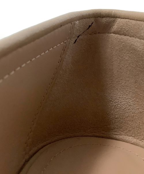 Salvatore Ferragamo（サルヴァトーレ フェラガモ）Salvatore Ferragamo (サルヴァトーレ フェラガモ) モカシンローファー　Salvatore Ferragamo（サルヴァトーレ フェラガモ）0725789　ガンチーニ ベージュ サイズ:8の古着・服飾アイテム