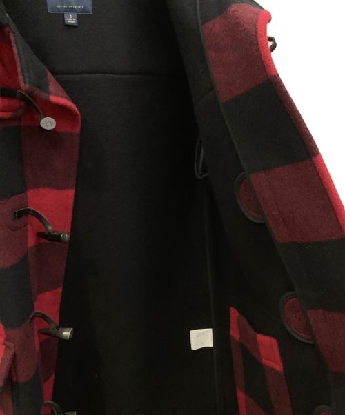 BROOKS BROTHERS（ブルックスブラザーズ）BROOKS BROTHERS (ブルックスブラザーズ) ウールダブルフェイスダッフルコート　BROOKS BROTHERS（ブルックスブラザーズ）　19-42-3520 レッド×ブラック サイズ:Sの古着・服飾アイテム