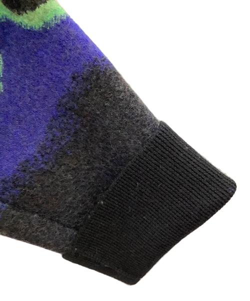 LOUIS VUITTON（ルイ ヴィトン）LOUIS VUITTON (ルイ ヴィトン) グラフィックニットプリント　LOUIS VUITTON　HNN11W　22AW ブルー×グリーン サイズ:Mの古着・服飾アイテム