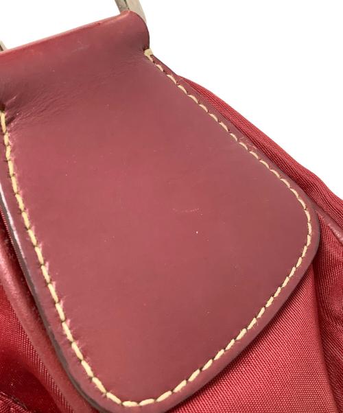 PRADA（プラダ）PRADA (プラダ) ナイロンショルダーバッグ PRADA(プラダ) 　BR1222 レッドの古着・服飾アイテム