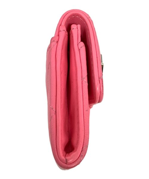 CHANEL（シャネル）CHANEL (シャネル) カードケース　CHANEL（シャネル）　マトラッセ　 ピンクの古着・服飾アイテム