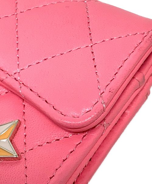 CHANEL（シャネル）CHANEL (シャネル) カードケース　CHANEL（シャネル）　マトラッセ　 ピンクの古着・服飾アイテム