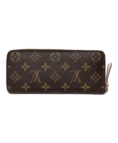 LOUIS VUITTON（ルイ ヴィトン）LOUIS VUITTON (ルイ ヴィトン) ラウンドファスナー長財布　LOUIS VUITTON　(ルイヴィトン)　M61298　モノグラム　ポルトフォイユ・クレマンス ローズ・バレリーヌの古着・服飾アイテム