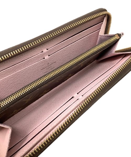 LOUIS VUITTON（ルイ ヴィトン）LOUIS VUITTON (ルイ ヴィトン) ラウンドファスナー長財布　LOUIS VUITTON　(ルイヴィトン)　M61298　モノグラム　ポルトフォイユ・クレマンス ローズ・バレリーヌの古着・服飾アイテム