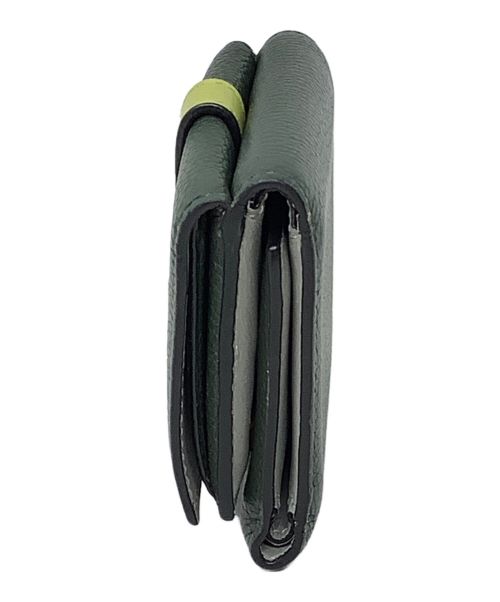 LOEWE（ロエベ）LOEWE (ロエベ) トライフォールドウォレット　LOEWE（ロエベ） ブラウン×グリーンの古着・服飾アイテム