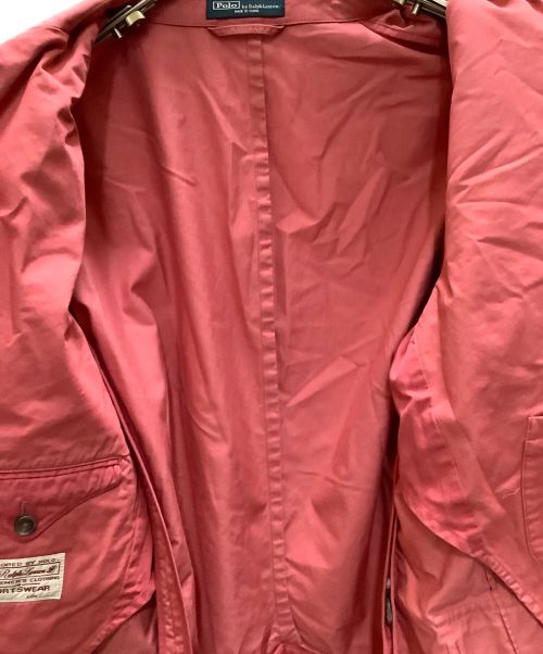POLO RALPH LAUREN（ポロ・ラルフローレン）POLO RALPH LAUREN (ポロ・ラルフローレン) テーラードジャケット　POLO RALPH LAUREN（ポロ・ラルフローレン） ピンク サイズ:42 未使用品の古着・服飾アイテム