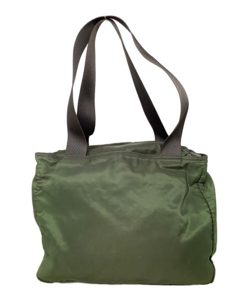 PRADA（プラダ）PRADA (プラダ) ナイロントートバッグ　PRADA（プラダ） グリーンの古着・服飾アイテム