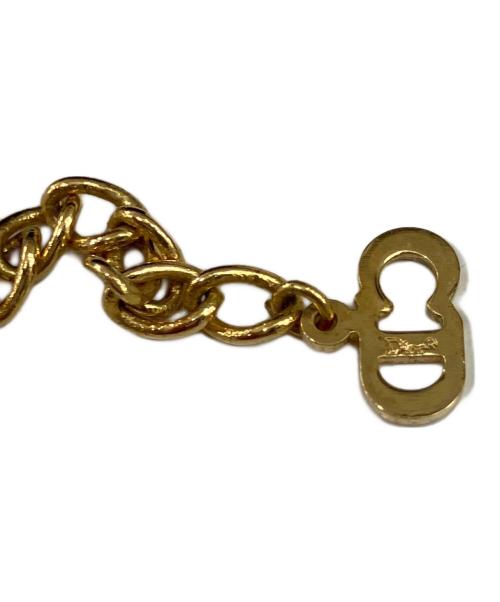 Christian Dior（クリスチャン ディオール）Christian Dior (クリスチャン ディオール) リボンチョーカー Christian dior(クリスチャンディオール) ゴールドの古着・服飾アイテム