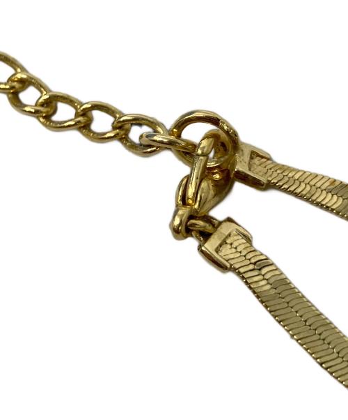 Christian Dior（クリスチャン ディオール）Christian Dior (クリスチャン ディオール) リボンチョーカー Christian dior(クリスチャンディオール) ゴールドの古着・服飾アイテム