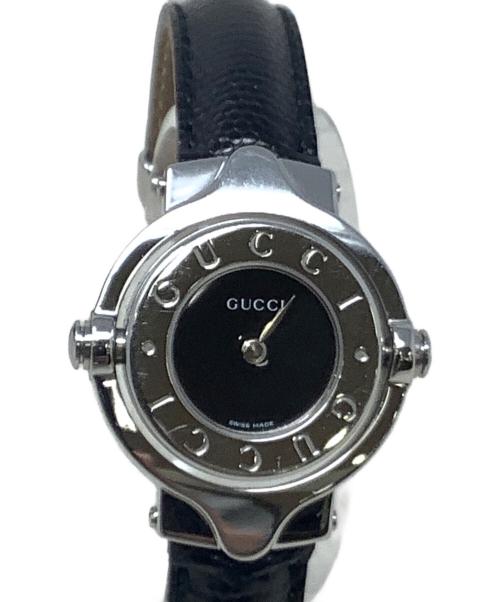 GUCCI（グッチ）GUCCI (グッチ) ターンフェイスリバーシブルウォッチ　GUCCI（グッチ）GQ6600 ブラックの古着・服飾アイテム