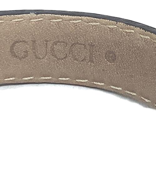 GUCCI（グッチ）GUCCI (グッチ) ターンフェイスリバーシブルウォッチ　GUCCI（グッチ）GQ6600 ブラックの古着・服飾アイテム