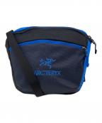 ARC'TERYX×BEAMSアークテリクス×ビームス）の古着「ショルダーバッグ　ARC'TERYX（アークテリクス）BEAMS（ビームス）」｜ブラック×ブルー