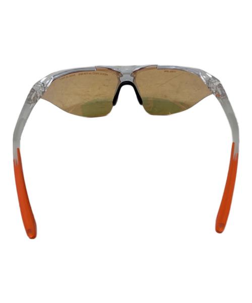 NIKE（ナイキ）NIKE (ナイキ) HERON PRESTON (ヘロンプレストン) サングラス　NIKE（ナイキ）　HERON PRESTON（ヘロンプレストン） クリア×オレンジの古着・服飾アイテム