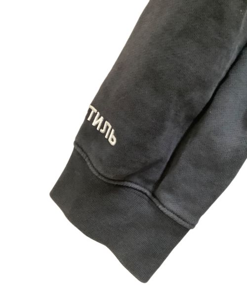 HERON PRESTON（ヘロンプレストン）HERON PRESTON (ヘロンプレストン) プルオーバーパーカー　HERON PRESTO（ヘロンプレストン）　HMBB001S20809020 ブラック×グリーン サイズ:Mの古着・服飾アイテム