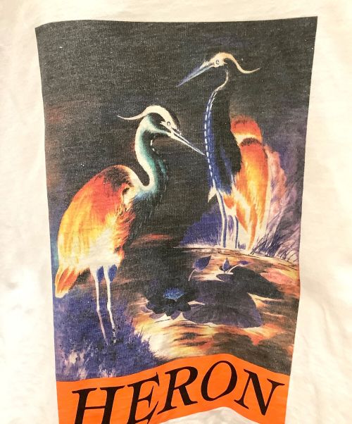 HERON PRESTON（ヘロンプレストン）HERON PRESTON (ヘロンプレストン) 半袖カットソー　HERON PRESTON（ヘロンプレストン）　HMAA020F20JER002　 ホワイト サイズ:Mの古着・服飾アイテム