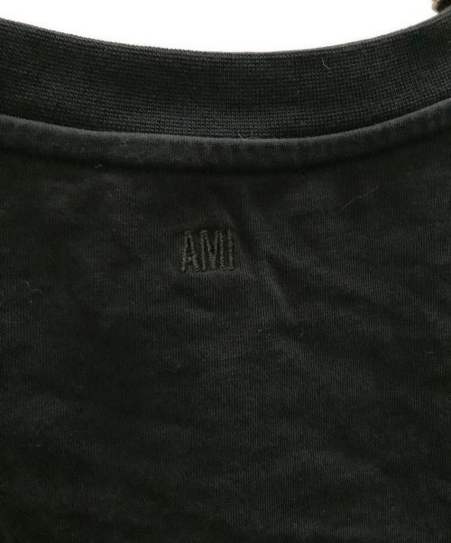 AMI Alexandre Mattiussi（アミアレクサンドルマテュッシ）AMI Alexandre Mattiussi (アミ アレクサンドル マテュッシ) Tシャツ AMI Alexandre Mattiussi(アミ アレクサンドル マテュッシ) ブラック サイズ:ｓの古着・服飾アイテム