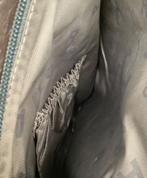 PICARD（ピカード）PICARD (ピカード) クロコ型押しレザーリュック　PICARD（ピカード） ビターブラウンの古着・服飾アイテム