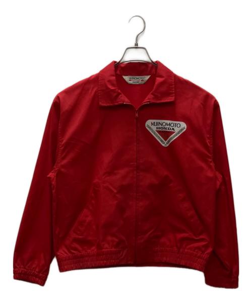 HONDA Racing（ホンダレーシング）HONDA Racing (ホンダレーシング) クルーレーシングジャケット レッド サイズ:表記なしの古着・服飾アイテム