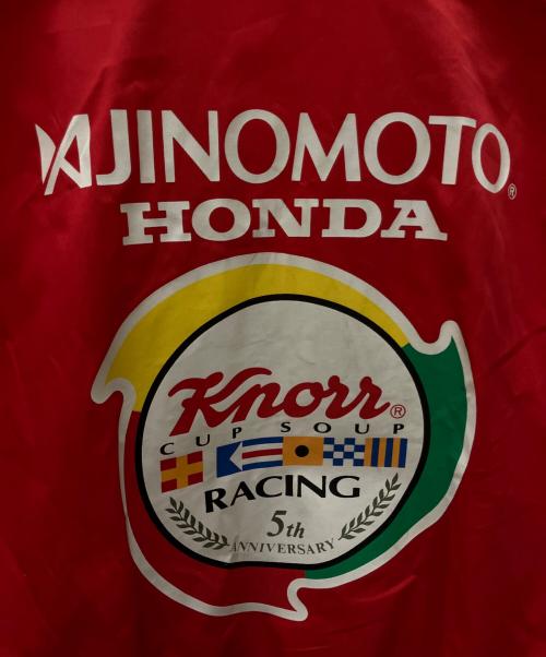 HONDA Racing（ホンダレーシング）HONDA Racing (ホンダレーシング) クルーレーシングジャケット レッド サイズ:表記なしの古着・服飾アイテム