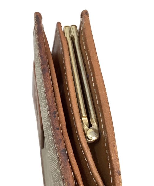 CELINE（セリーヌ）CELINE (セリーヌ) 2つ折り財布　CELINE(セリーヌ)　オールドセリーヌ ブラウン×ベージュの古着・服飾アイテム