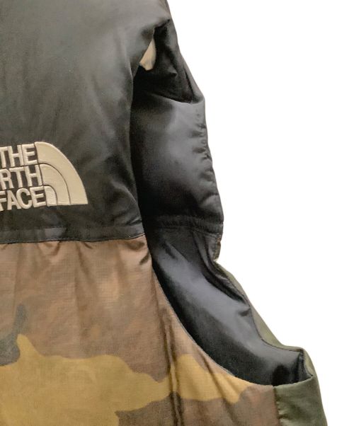 THE NORTH FACE（ザ ノース フェイス）THE NORTH FACE (ザ ノース フェイス) ノベルティーヌプシベスト THE NORTH FACE(ザ ノース フェイス)　ND91844  カーキ×ブラック サイズ:Lの古着・服飾アイテム