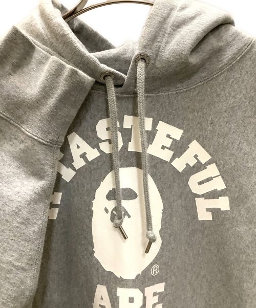 A BATHING APE（ア ベイシング エイプ）A BATHING APE (アベイシングエイプ) JJJJound (ジョウンド) プルオーバーパーカー　A BATHING APE（アベイシングエイプ）　JJJJound（ジョウンド）　001PPH731909C グレー サイズ:Mの古着・服飾アイテム