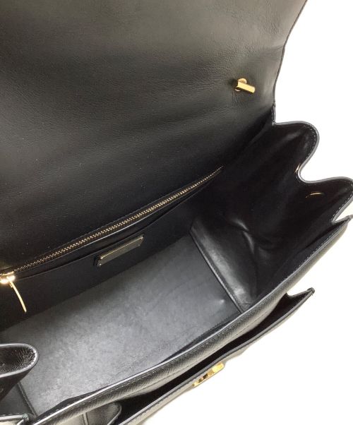 Salvatore Ferragamo（サルヴァトーレ フェラガモ）Salvatore Ferragamo (サルヴァトーレ フェラガモ) 2WAYバッグ　Salvatore Ferragam（サルヴァトーレ フェラガモ）AU-21 G697 ブラックの古着・服飾アイテム