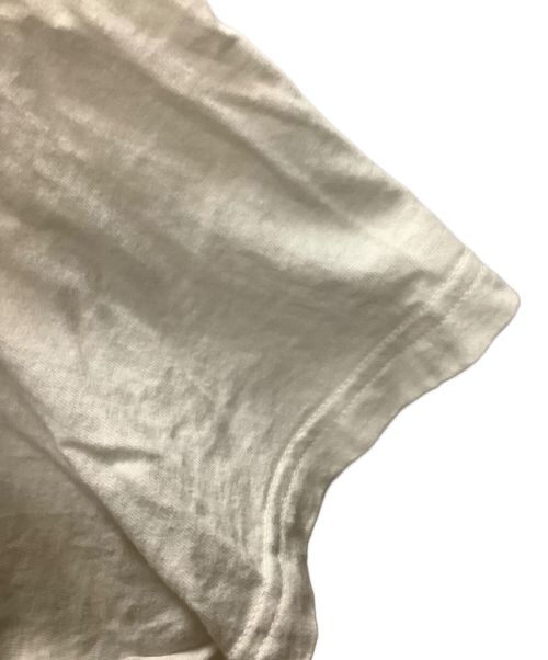 THE NORTH FACE（ザ ノース フェイス）THE NORTH FACE (ザ ノース フェイス) SUPREME (シュプリーム) 半袖カットソー　THE NORTH FACE（ノースフェイス） Supreme（シュプリーム）　NT02309I ホワイト×レッド サイズ:XLの古着・服飾アイテム