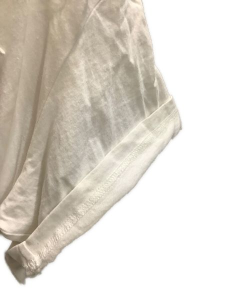 THE NORTH FACE（ザ ノース フェイス）THE NORTH FACE (ザ ノース フェイス) SUPREME (シュプリーム) 半袖カットソー　THE NORTH FACE（ノースフェイス） Supreme（シュプリーム）　NT02309I ホワイト×レッド サイズ:XLの古着・服飾アイテム