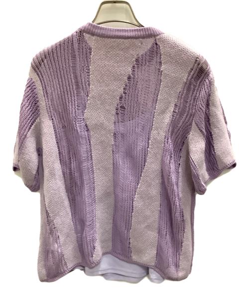 Ameri（アメリ）Ameri (アメリ) メッシュカットソー AMERI 02210161060 パープル サイズ:Freeの古着・服飾アイテム