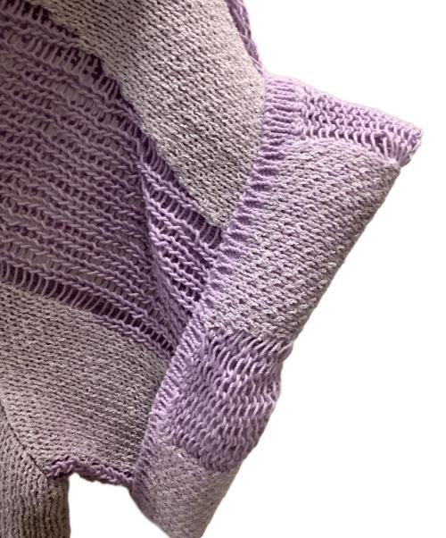 Ameri（アメリ）Ameri (アメリ) メッシュカットソー AMERI 02210161060 パープル サイズ:Freeの古着・服飾アイテム