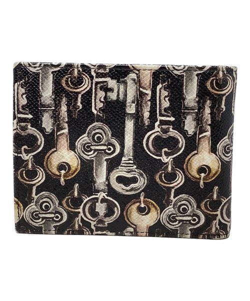 DOLCE & GABBANA（ドルチェ＆ガッバーナ）DOLCE & GABBANA (ドルチェ＆ガッバーナ) 2つ折り財布　DOLCE & GABBANA（ドルチェ＆ガッバーナ） ブラックの古着・服飾アイテム