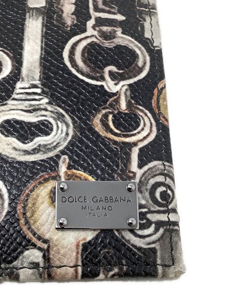 DOLCE & GABBANA（ドルチェ＆ガッバーナ）DOLCE & GABBANA (ドルチェ＆ガッバーナ) 2つ折り財布　DOLCE & GABBANA（ドルチェ＆ガッバーナ） ブラックの古着・服飾アイテム