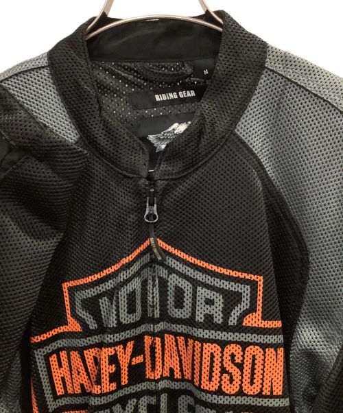HARLEY-DAVIDSON（ハーレーダビッドソン）HARLEY-DAVIDSON (ハーレーダビッドソン) BAR & SHIELD LOGO MESH JACKET　HARLEY-DAVIDSON（ハーレーダビッドソン）　98233-13VM ブラック サイズ:Mの古着・服飾アイテム