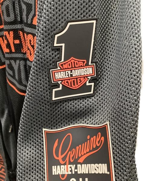 HARLEY-DAVIDSON（ハーレーダビッドソン）HARLEY-DAVIDSON (ハーレーダビッドソン) BAR & SHIELD LOGO MESH JACKET　HARLEY-DAVIDSON（ハーレーダビッドソン）　98233-13VM ブラック サイズ:Mの古着・服飾アイテム