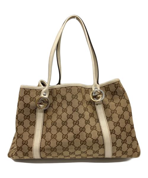 GUCCI（グッチ）GUCCI (グッチ) トートバッグ ブラウンの古着・服飾アイテム