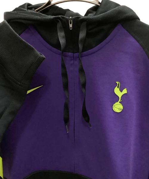 NIKE（ナイキ）NIKE (ナイキ) アノラックパーカー　NIKE（ナイキ）トッテナム 21/22 CV9942-010 パープル×ブラック サイズ:Lの古着・服飾アイテム